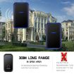 CACAZI Wireless Doorbell EU Plug - Smart Digital Doorbell for Home - 7