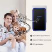 CACAZI Wireless Doorbell EU Plug - Smart Digital Doorbell for Home - 8