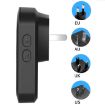 CACAZI M20 Wireless Doorbell Alarm, UK Plug, 1 For 3 Door Sensor, Black - 5