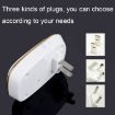 CACAZI Smart Waterproof Wireless Doorbell EU Plug Black Multifunctional - 5