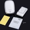 CACAZI Smart Waterproof Wireless Doorbell UK Plug Silver Pager - 9