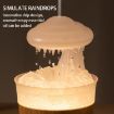 V50 Desktop Night Light Humidifier Wood Grain Aroma Diffuser US Plug White - 8