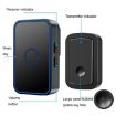CACAZI A19 Wireless Music Doorbell, EU Plug, No Battery, White - 6