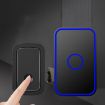 CACAZI A19 Wireless Music Doorbell, EU Plug, Black, No Battery Needed - 2