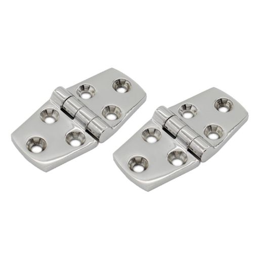 316 Stainless Steel Six-Hole Hinge, 38x76x4mm Specification - 1