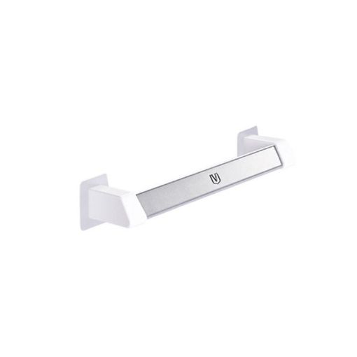 Vilscijon Aluminum Wall Shelf Bathroom Slippers Towel Rack, Silver - 1