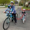 ZXCQYS-L Blue Bicycle Tow Rope for Mountain Bike Parent-Child Use - 5