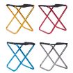 Portable Camping Folding Chair - 7075 Aluminum, 24.5x22.5x27cm, Blue - 2