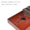 Beginner 17-Tone Deer Head Kalimba Thumb Piano (Coffee) - 5