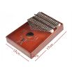 Beginner 17-Tone Deer Head Kalimba Thumb Piano (Wooden) - 3