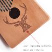 Beginner 17-Tone Deer Head Kalimba Thumb Piano (Wooden) - 6