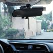 Car Phone Holder Rearview Mirror Mount - 2 PCS White Bracket Clip - 5