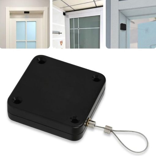 P093 Automatic Doorkeeper Telescher Door Closer, 3rd Gen Black 1500g 1.2m - 1