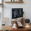 Rose Gold Metal Bracket for Apple HomePod Mini Speaker Desktop - 6