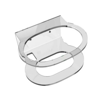 Transparent White JG02Y Speaker Wall Bracket 2 PCS for Google Nest Audio - 1