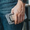 Metal Carbon Fiber Wallet RFID Anti-Theft Card Holder - Silver - 6