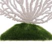 Orange Silicone Fake Coral Aquarium Plant - Decorative Fish Tank Decor - 4