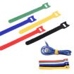 60 PCS T-Shaped Cable Organizer Belt, 20cm Nylon Winder Buckle, Random Color - 5