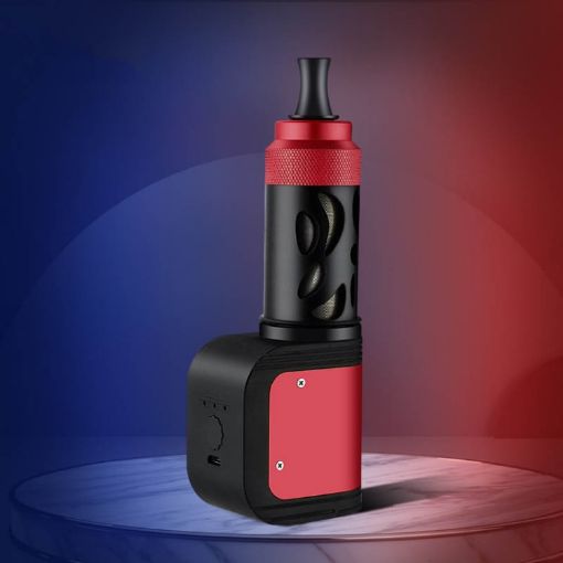 Red Portable Car Ashtray & Lazy Cigarette Holder for Driving - 1
