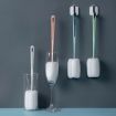 Green Baby Bottle Vacuum Cup Long Handle Cleaning Brush - 2