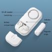 N911S Wireless Door Window Alarm - Anti-Theft Magnetic Sensor System - 6