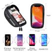 WEST BIKING Waterproof Bike Handlebar Phone Bag - Touch Screen, Reflective - 3