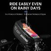 WEST BIKING Waterproof Bike Handlebar Phone Bag - Touch Screen, Reflective - 6