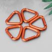 Triangle Carabiner Keychain Clip Hook - 2PCS Outdoor Camping Hiking Accessory - 2