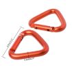 Triangle Carabiner Keychain Clip Hook - 2PCS Outdoor Camping Hiking Accessory - 5
