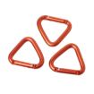 Triangle Carabiner Keychain Clip Hook - 2PCS Outdoor Camping Hiking Accessory - 6