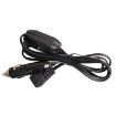 12/24V Car Compressor Refrigerator Power Cord with Switch, 4m Line - 1