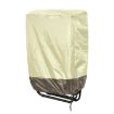 Waterproof Outdoor Deck Chair Cover 82x93cm, 190T Polyester Beige+Coffee - 1