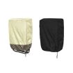 Waterproof Outdoor Deck Chair Cover 82x93cm, 190T Polyester Beige+Coffee - 2