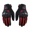 Riding Tribe MCS-17 Motorcycle Gloves, Touch Screen, Size L, Red - 1
