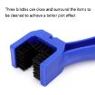 5 PCS BG-7168 Red Bicycle & Motorcycle Cleaning Brush Set, Chain Brush - 4