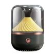 HX-930 Black Round Mirror Essential Oil Ultrasonic Humidifier 70ml - 1