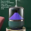 HX-930 Black Round Mirror Essential Oil Ultrasonic Humidifier 70ml - 6