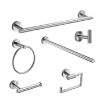 304 Stainless Steel Grooved Bathroom Pendant Shelf, Wire Drawing Hook - 2