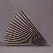 Pink Purple Folding Fan Photography Background 69x39cm Cardboard Prop - 1