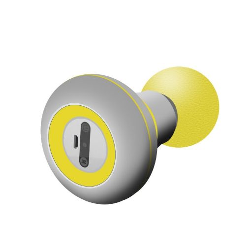 Mini Massager RJ-R088 Muscle Relaxation Fascia Gun Vibrating Hammer Yellow - 1