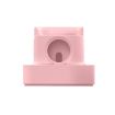 Smart Watch Charging Stand for Apple Watch - 2 In 1 Silicone Pink - 1