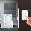 CACAZI A80 Wireless Music Doorbell, No Battery, US Plug, Black - 7