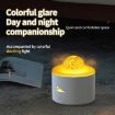 HX-130 White Planet Night Light Flame Aromatherapy Humidifier US Plug - 7