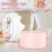 Mini Desktop Night Light Humidifier - M328 Battery Type, White, Cartoon Cake - 5