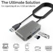 MB-103 USB 3.1 HUB + 7.1 Voice Changer Sound Card for PS5/PS4, 1.2m Cable - 3