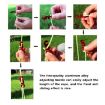 Luminous Tent Wind Rope with S Buckle - 4m x 6 Rolls, Red - 4
