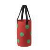 Hanging Strawberry Plant Bag, 13 Holes, 20x35cm, Red, Multi-Mouth - 1