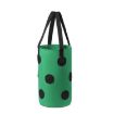Hanging Strawberry Plant Bag, 13 Holes, 20x35cm, Green - 1