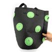 Hanging Strawberry Plant Bag, 13 Holes, 20x35cm, Green - 5