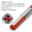8mm Ceramic Triangle Handle Metal Flashlight Drill Bit - 5